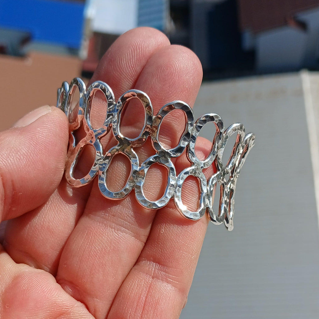 Minimalist Silver Bracelet, Sterling Silver Bracelet, Handmade Bracelet, Minimalist Bracelet, Sterling Silver Bracelet, Unique Design Bracelet